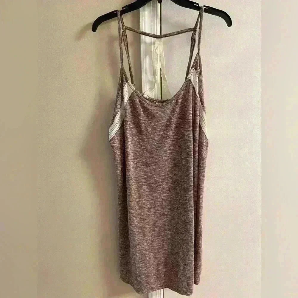 Cacique maroon‎ night slip adjustable straps. Sz 18/20
